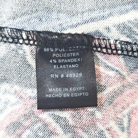 Top Women’s 3X Abstract Print Long Sleeves Blouse Pullover Round Neck Multicolor - Picture 7 of 8